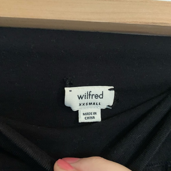 Aritzia Wilfred Black Highwaisted Pencil Skirt - Picture 3 of 4